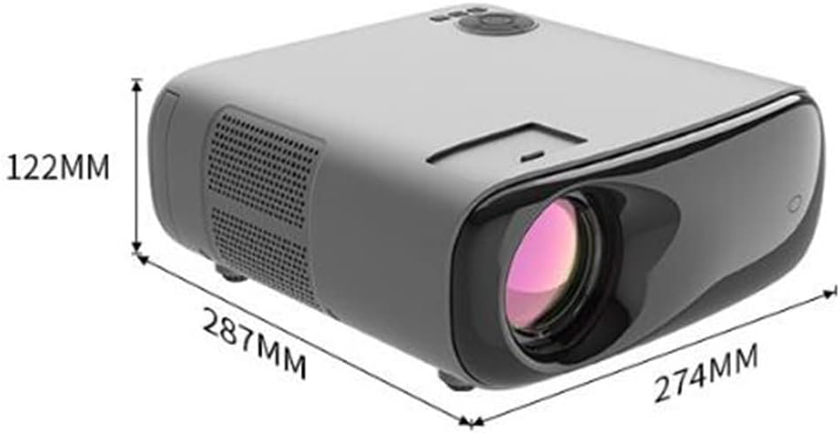Office Projector, 4K High Brightness LED Screen, Voice Control Mini Home Projector - Image 2